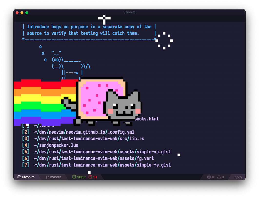 Nyancat in Uivonim